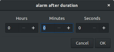screen shot how to set alarm